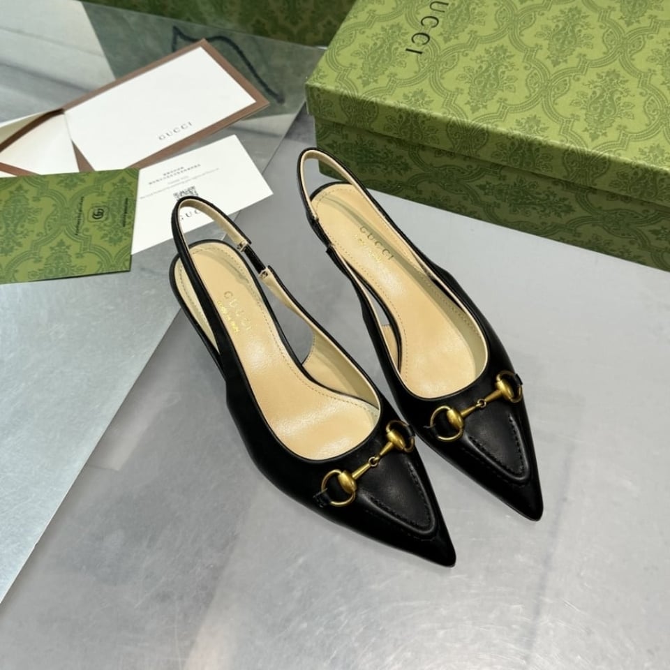 Gucci Women’S Horsebit Slingback Pump Black 782407 Dmbt0 1000 view 5