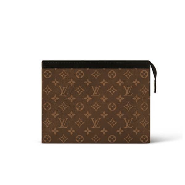 Louis Vuitton Voyage Mm Pochette Monogram Brown 26Cm view 2