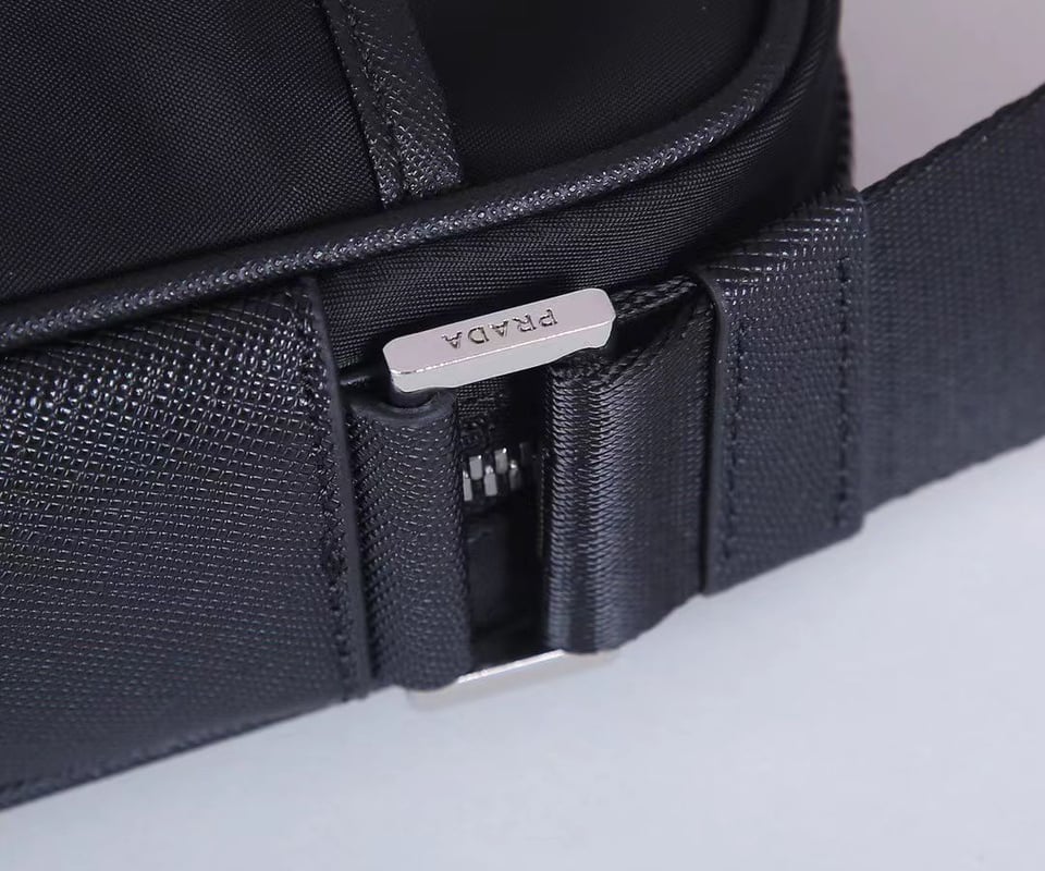 Prada Re-Nylon Shoulder Bag Black view 9
