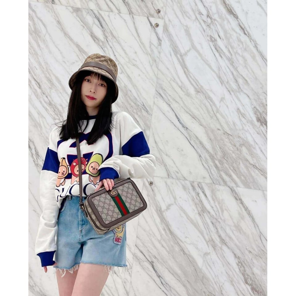 Gucci Ophidia Small Shoulder Bag With Web view 5