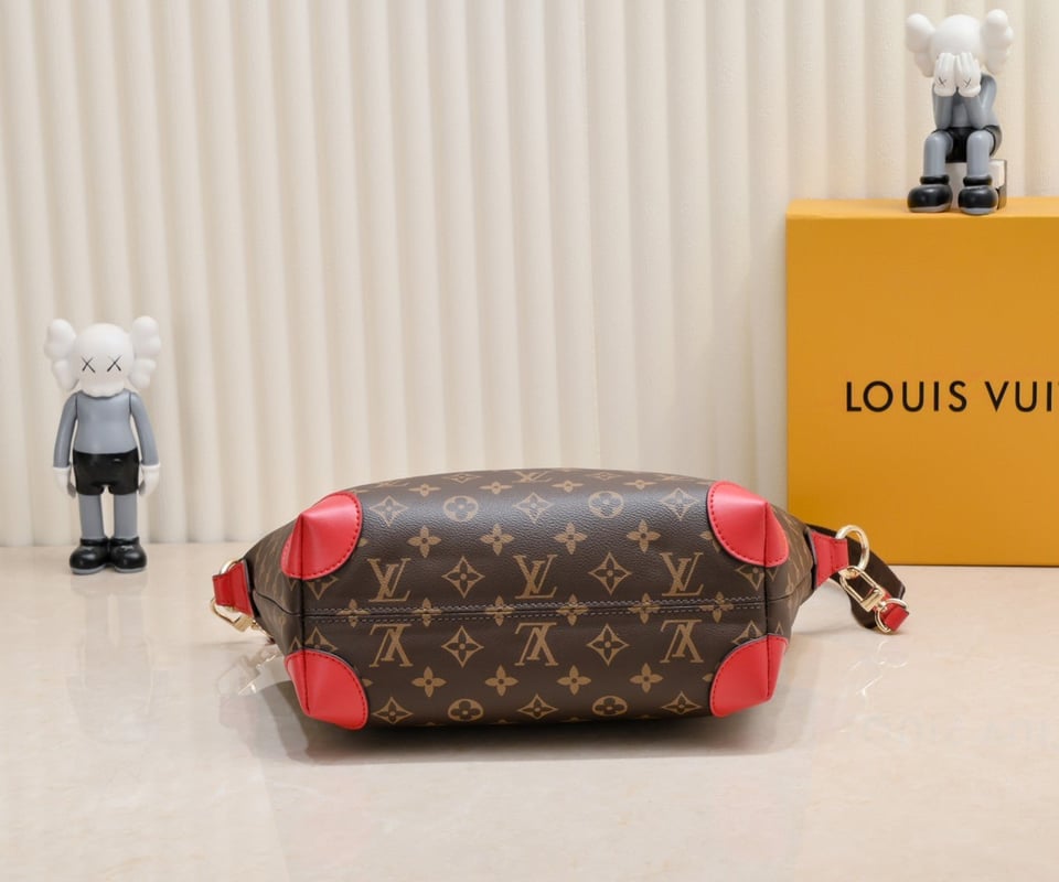 Louis Vuitton Tote Bag Monogram Canvas Red 26Cm view 7