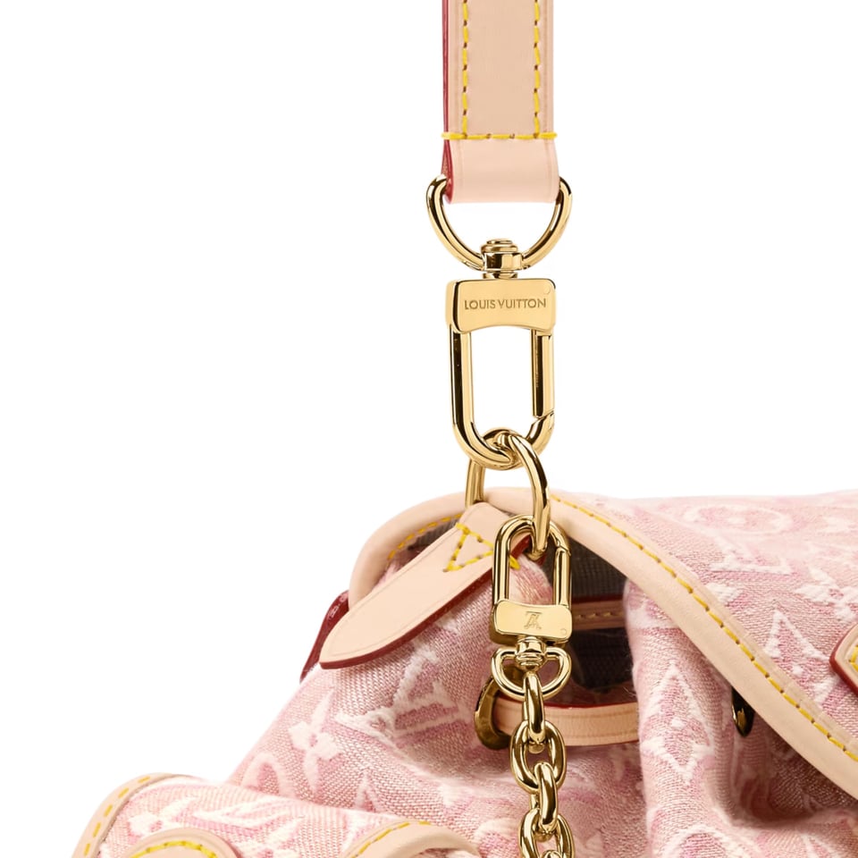 Louis Vuitton Odyssee PM Monogram Emblème Rose Ruban Color 27cm M29974 view 4