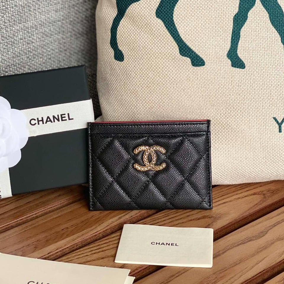 Chanel Card Holder 10Cm Black Caviar view 2