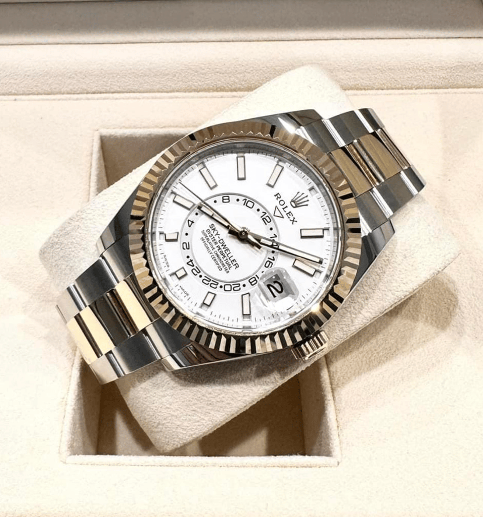 Rolex Sky-Dweller 42 mm Intense white Dial 336933 view 4