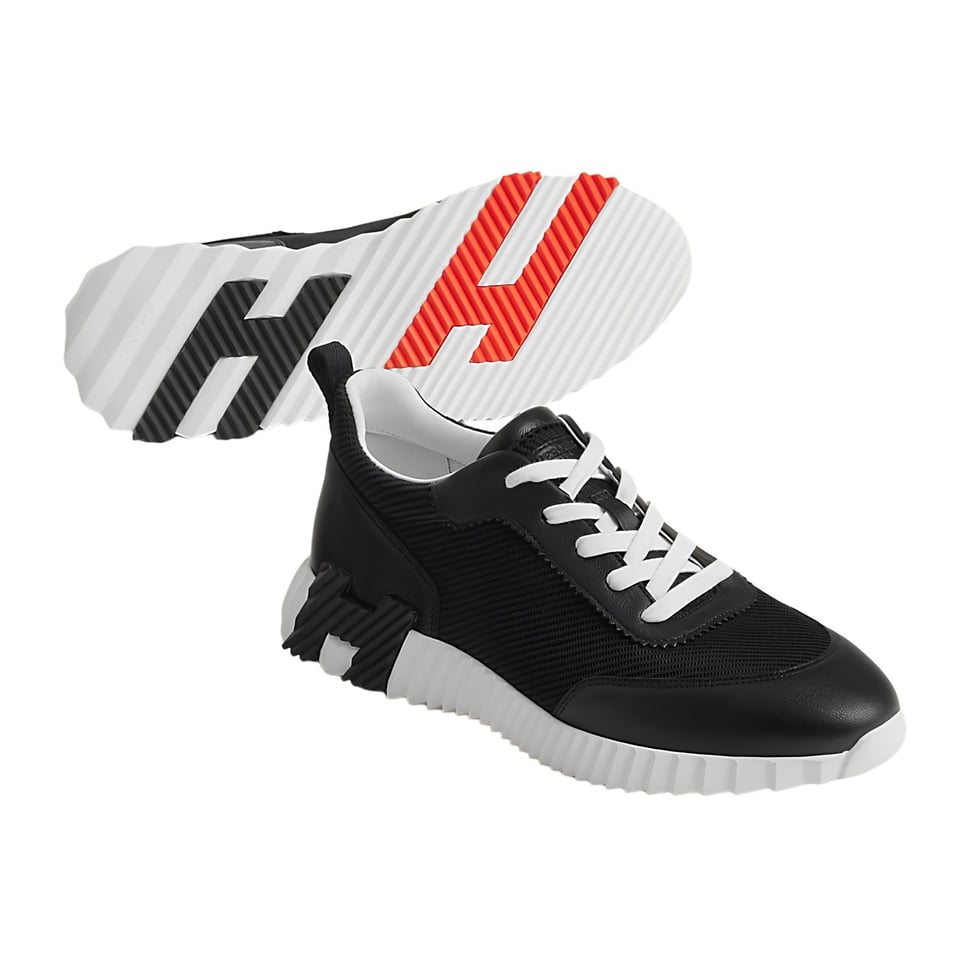 Hermes Bouncing Sneakers Noir Color Goatskin H261897ZH01390