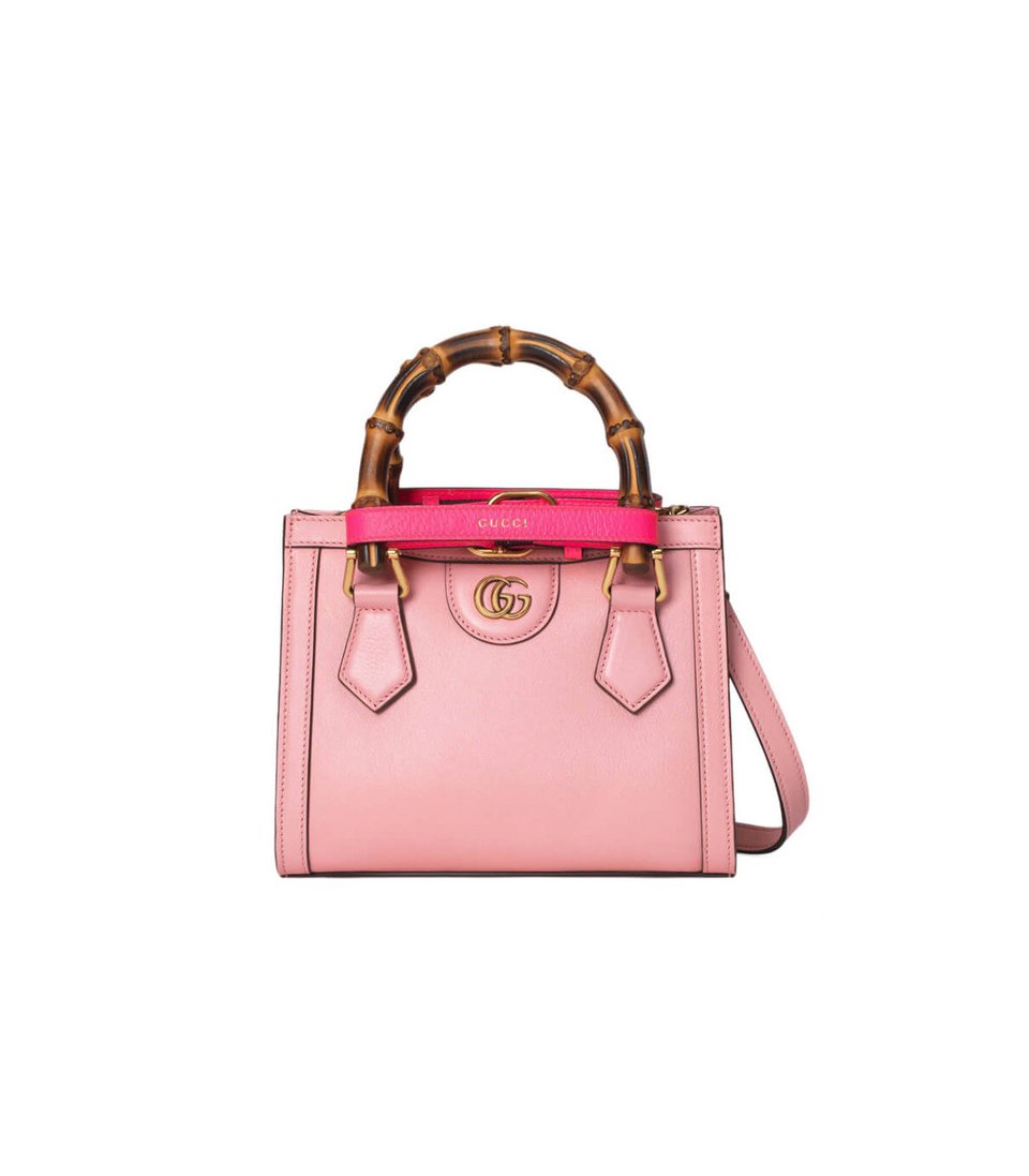 Gucci Diana Mini Tote Bag Pink view 2