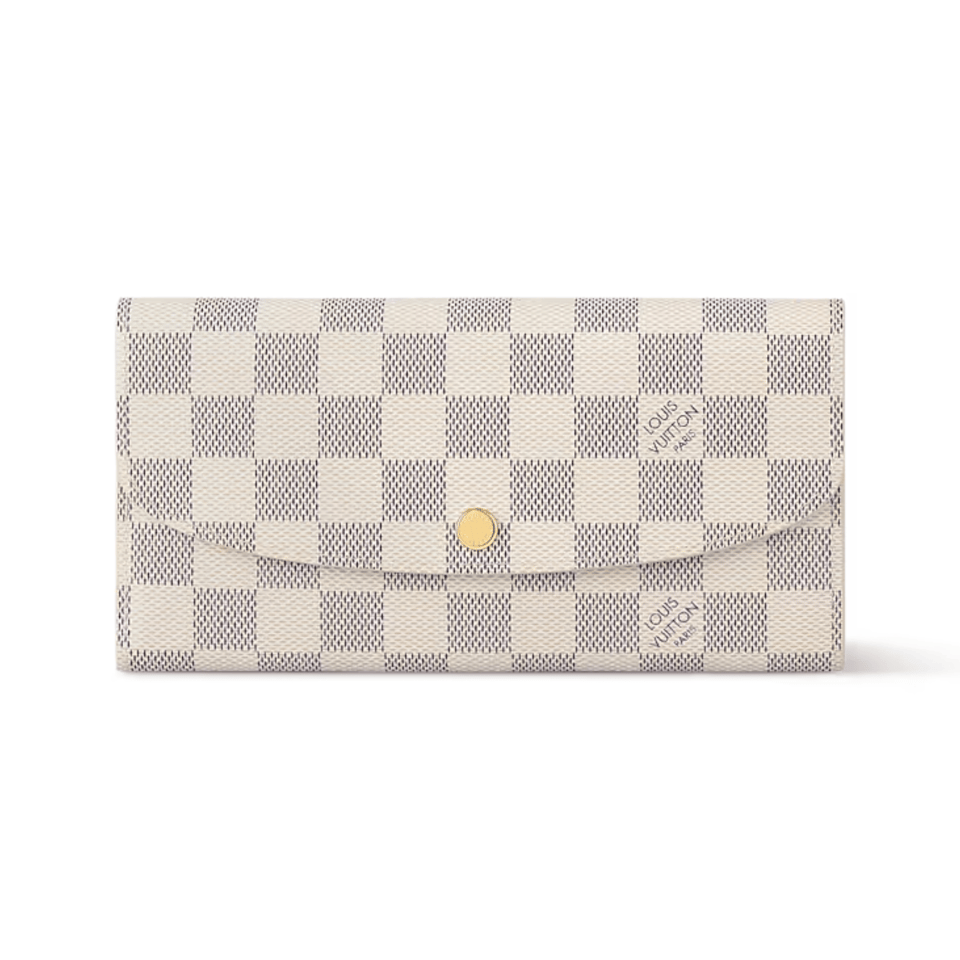 Louis Vuitton Damier Azur Emilie Wallet For Women 19cm N41625 view 2
