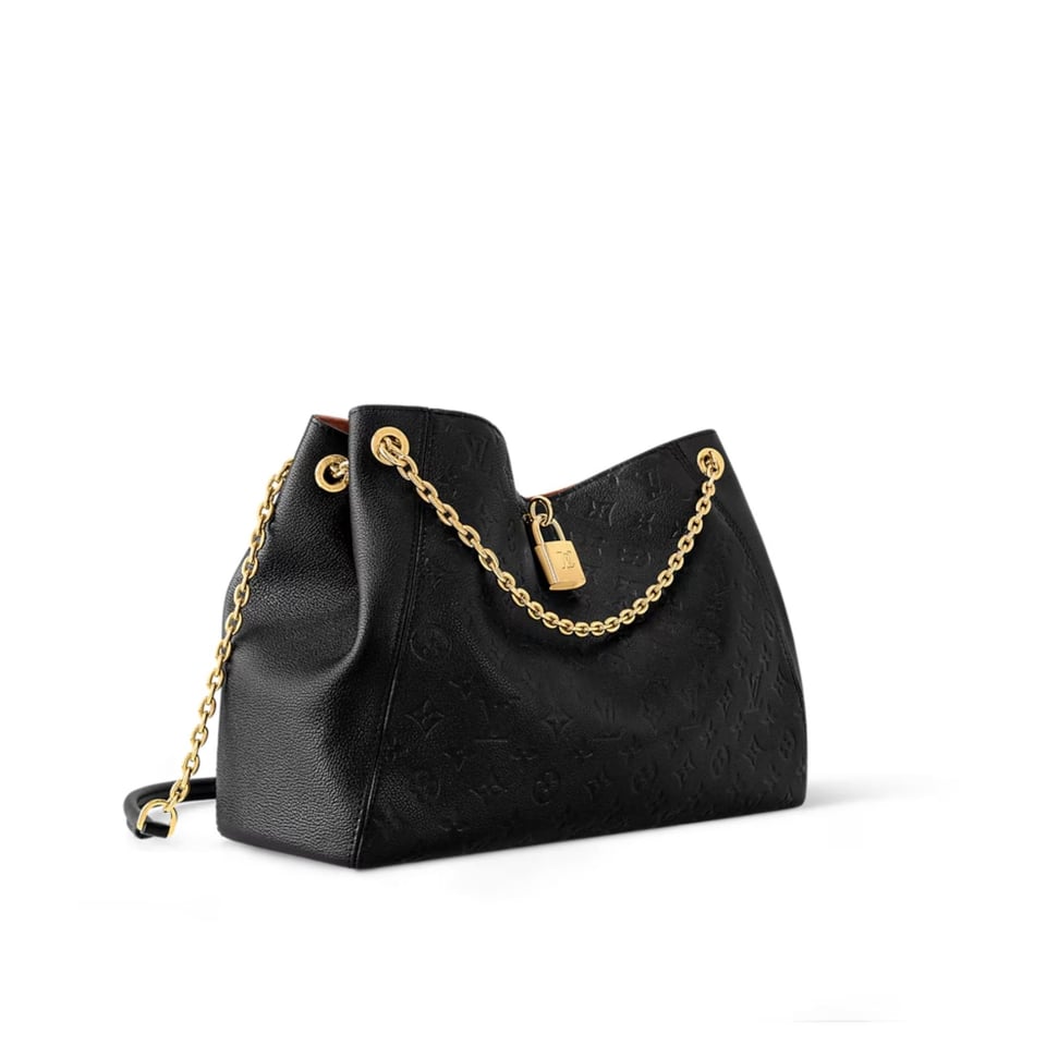 Louis Vuitton LV Anytime MM Monogram Empreinte Bag Black M14324 42cm/ 16.5in view 3