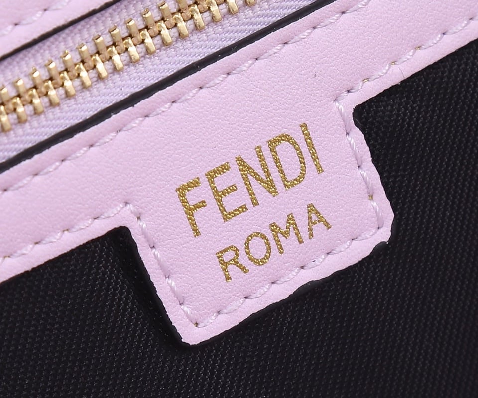 Fendi Baguette Leather Purple Nappa Bag 27Cm view 3