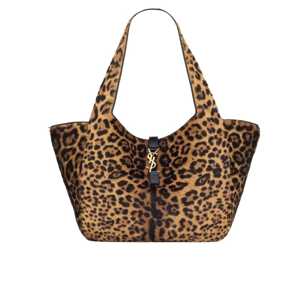 Saint Laurent Le 5 A 7 Bea In Pony Hair Leather Leopard 31Cm view 2