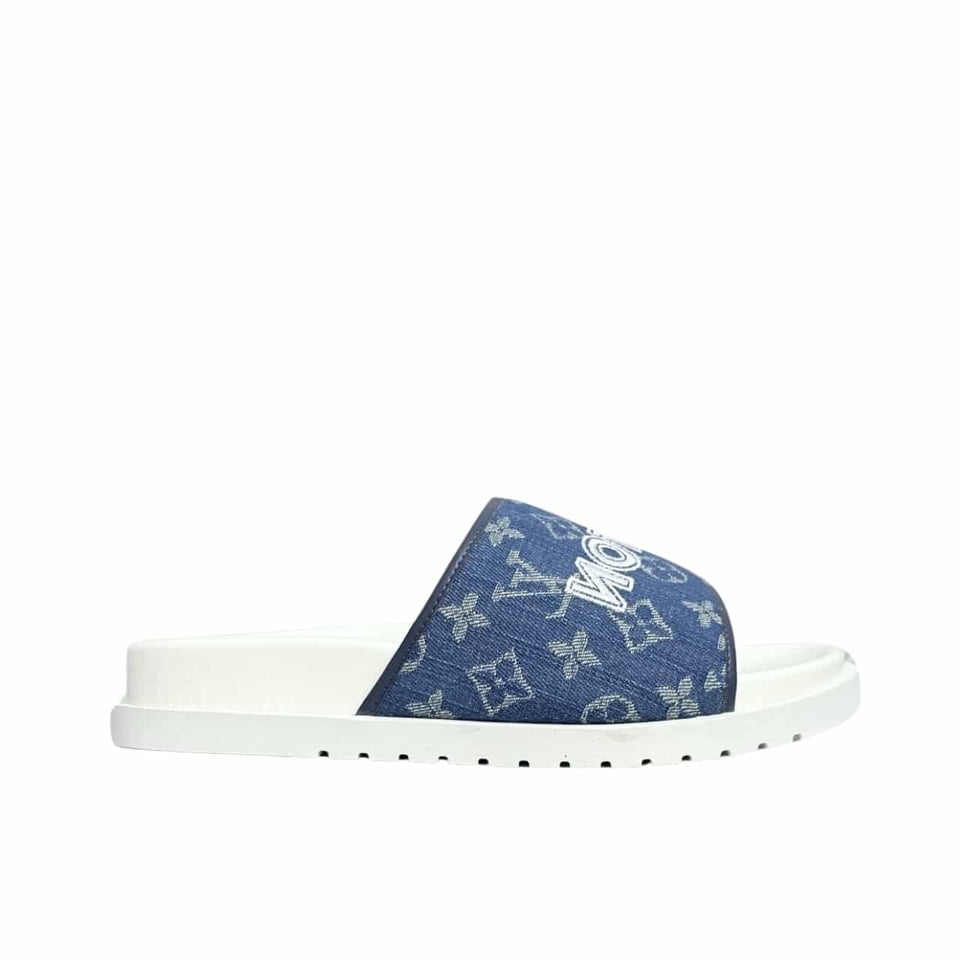 Louis Vuitton Miami Mule Denim Blue view 2