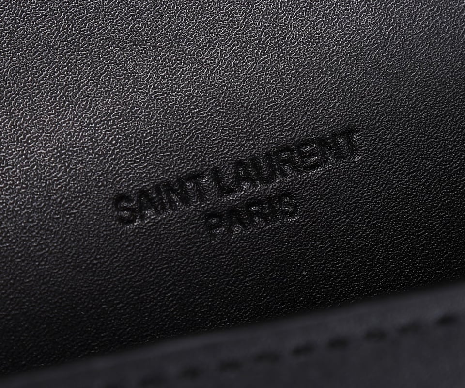 Saint Laurent Lou Camera Bag In Quilted Noir Leather Black 18Cm view 6