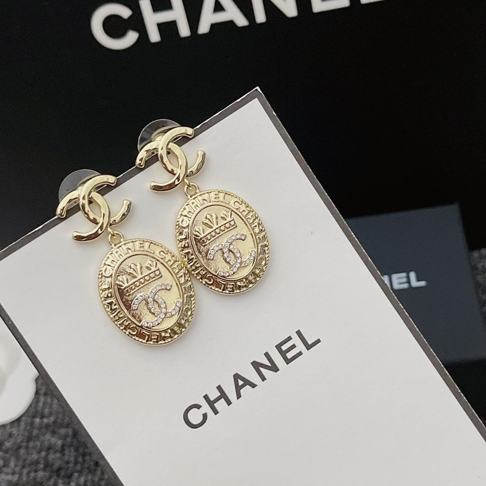 Chanel Cc Mark Jewerly Earrings view 4