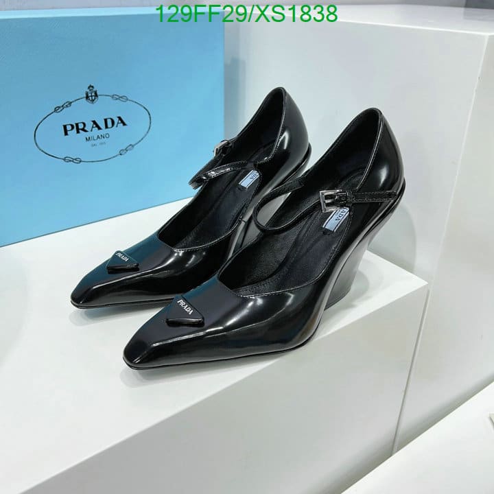 Prada Modellerie Leather Mary Jane Pumps In Nero Black view 7