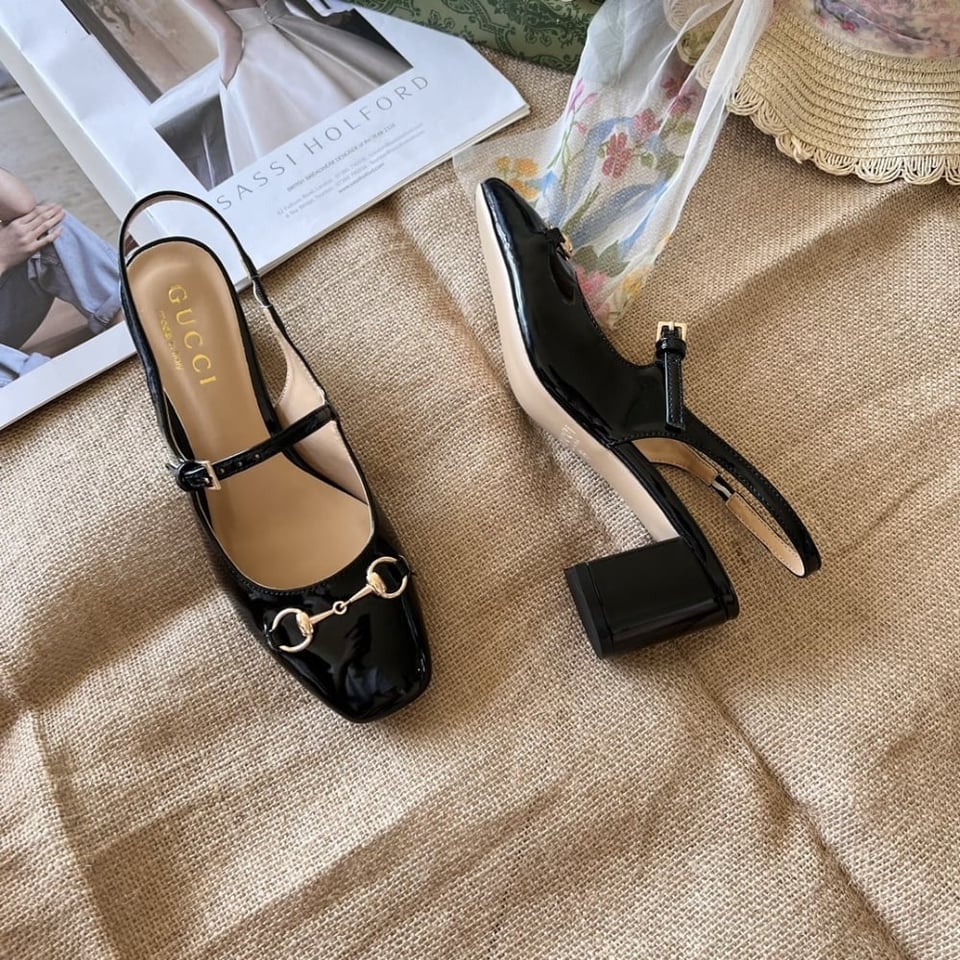 Gucci Women’S Horsebit Pump Black Leather 801893 Bnc80 1000 view 4
