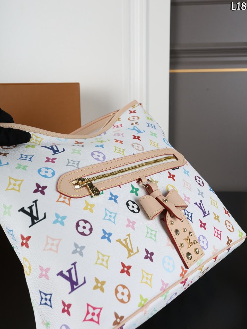 Louis Vuitton LV x TM Lineup Bag Multiple Colors/White 34.5cm M27582 view 8