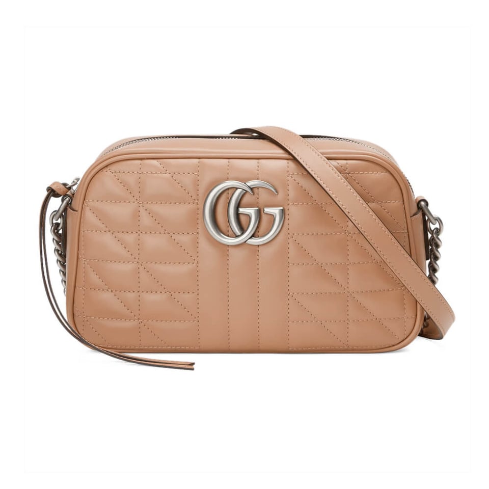 Gucci GG Marmont Small Shoulder Bag Rose Beige view 2