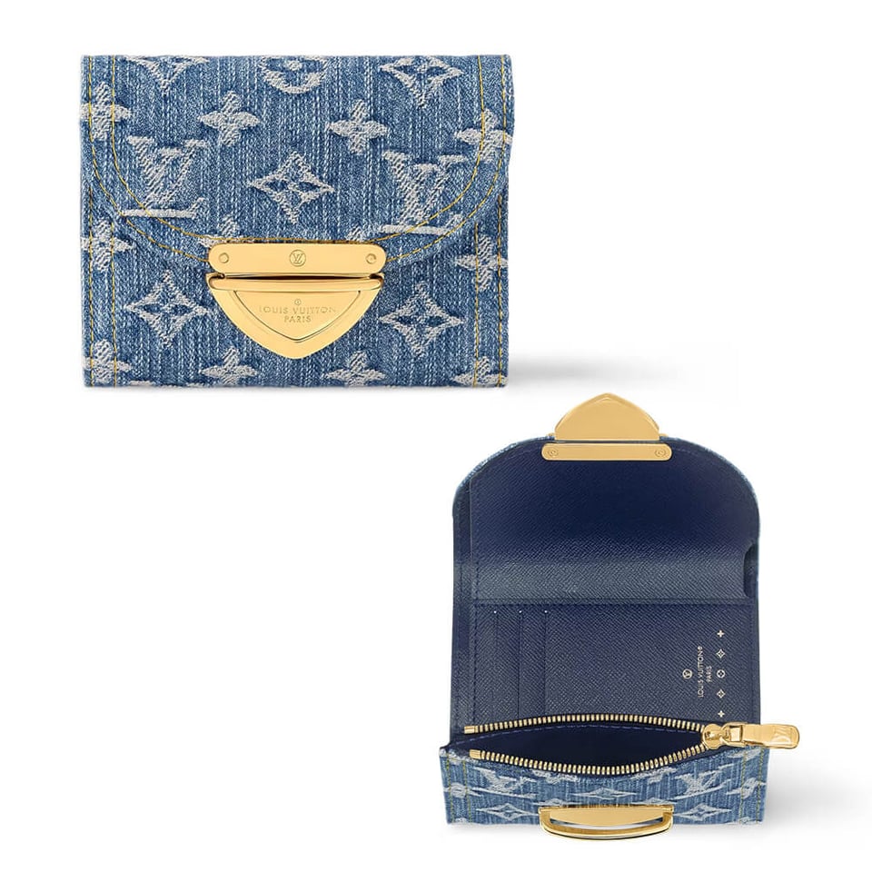 Louis Vuitton Monogram Denim Victorine Wallet view 2