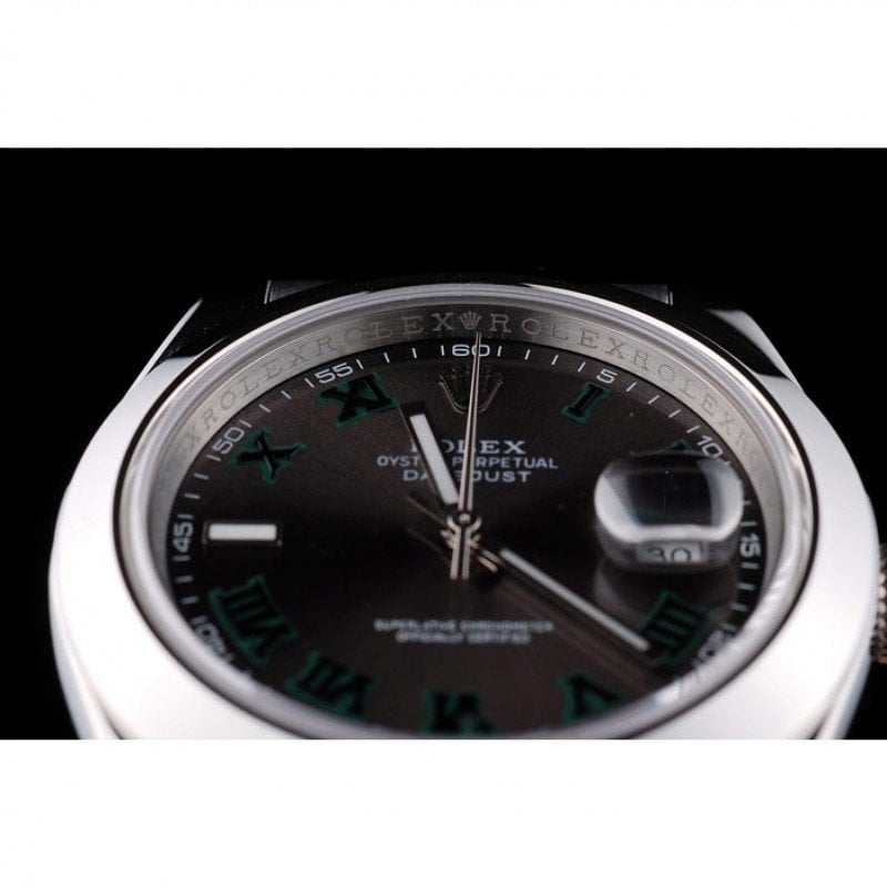 Rolex Datejust 41mm Rhodium Dial 126300 “Wimbledon” Smooth / Oyster view 11