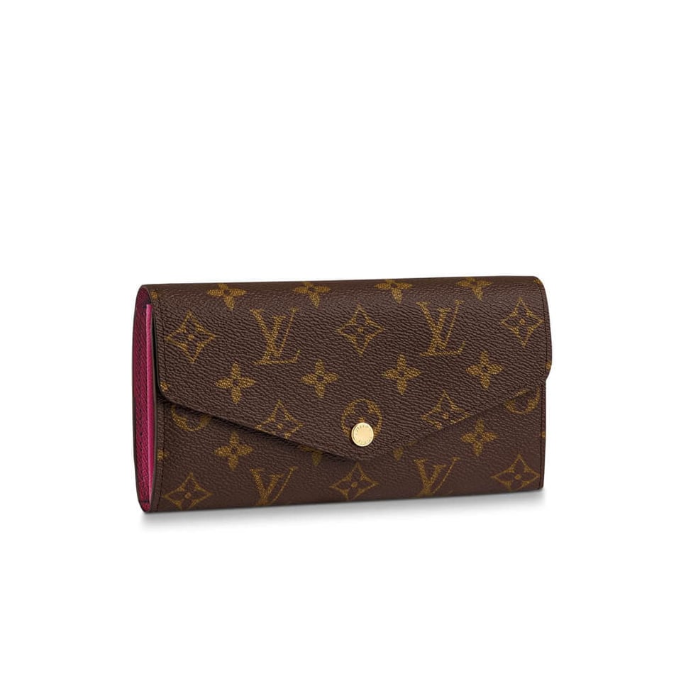Louis Vuitton Monogram Cavas Sarah Wallet Fuchsia view 2