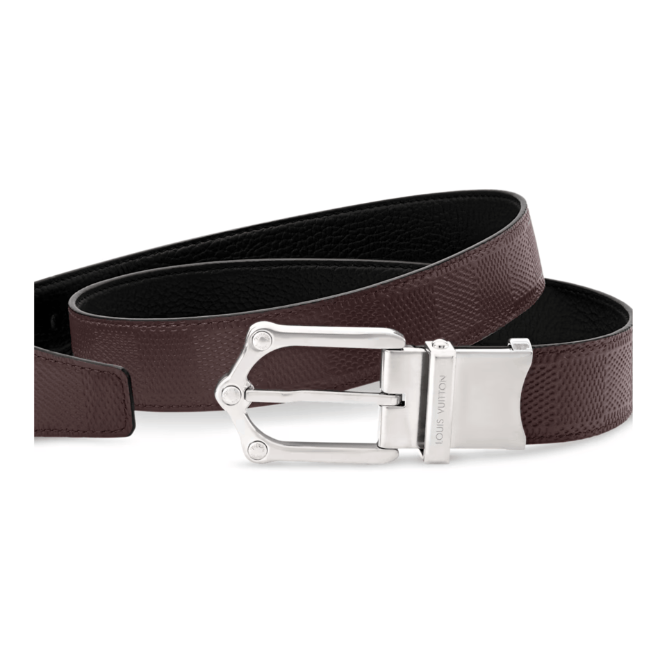 Louis Vuitton LV Frog 30mm Reversible Men Belt M4365T view 3