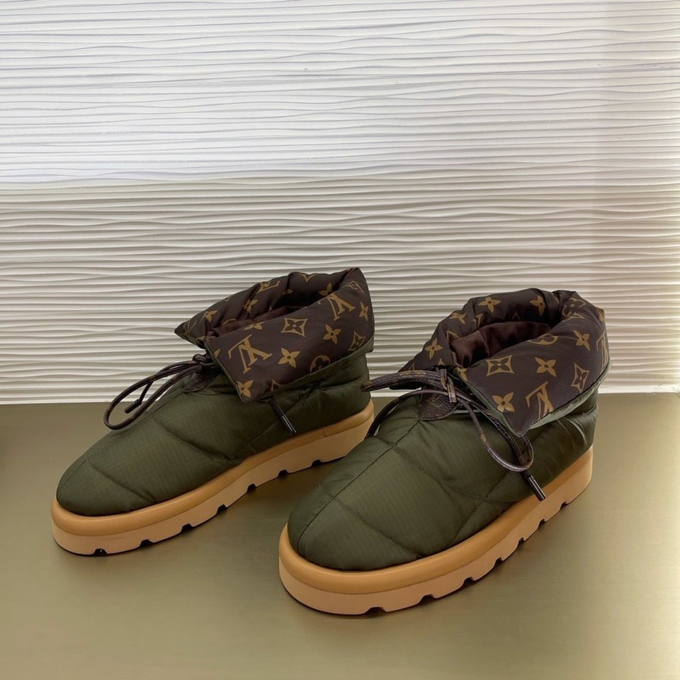 Louis Vuitton Pillow Comfort Ankle Boot Kaki 1A8T3L view 7