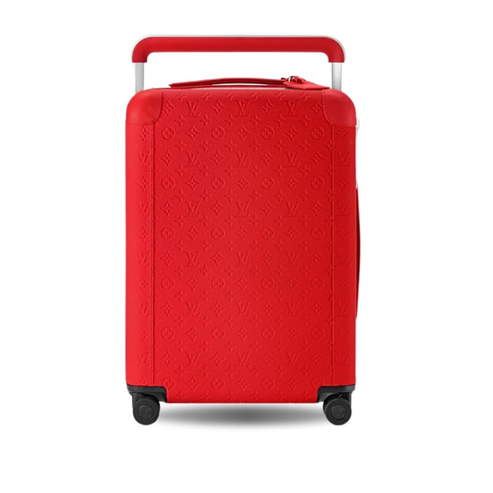 Louis Vuitton Horizon 55cm Red Luggage M11614 Taurillon Leather