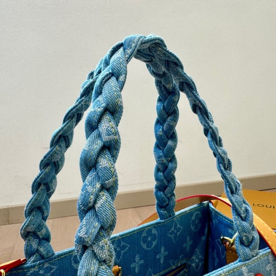 Louis Vuitton Let Go Pm Monogram Sky Blue Denim 30Cm M24897 view 6