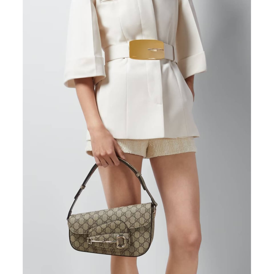 Gucci Horsebit 1955 Small Shoulder Bag view 4