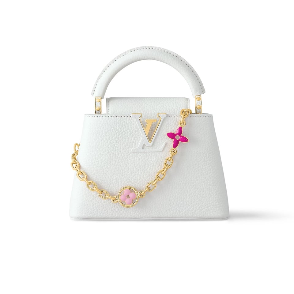 Louis Vuitton Capucines Mini White 21Cm M23718 view 2