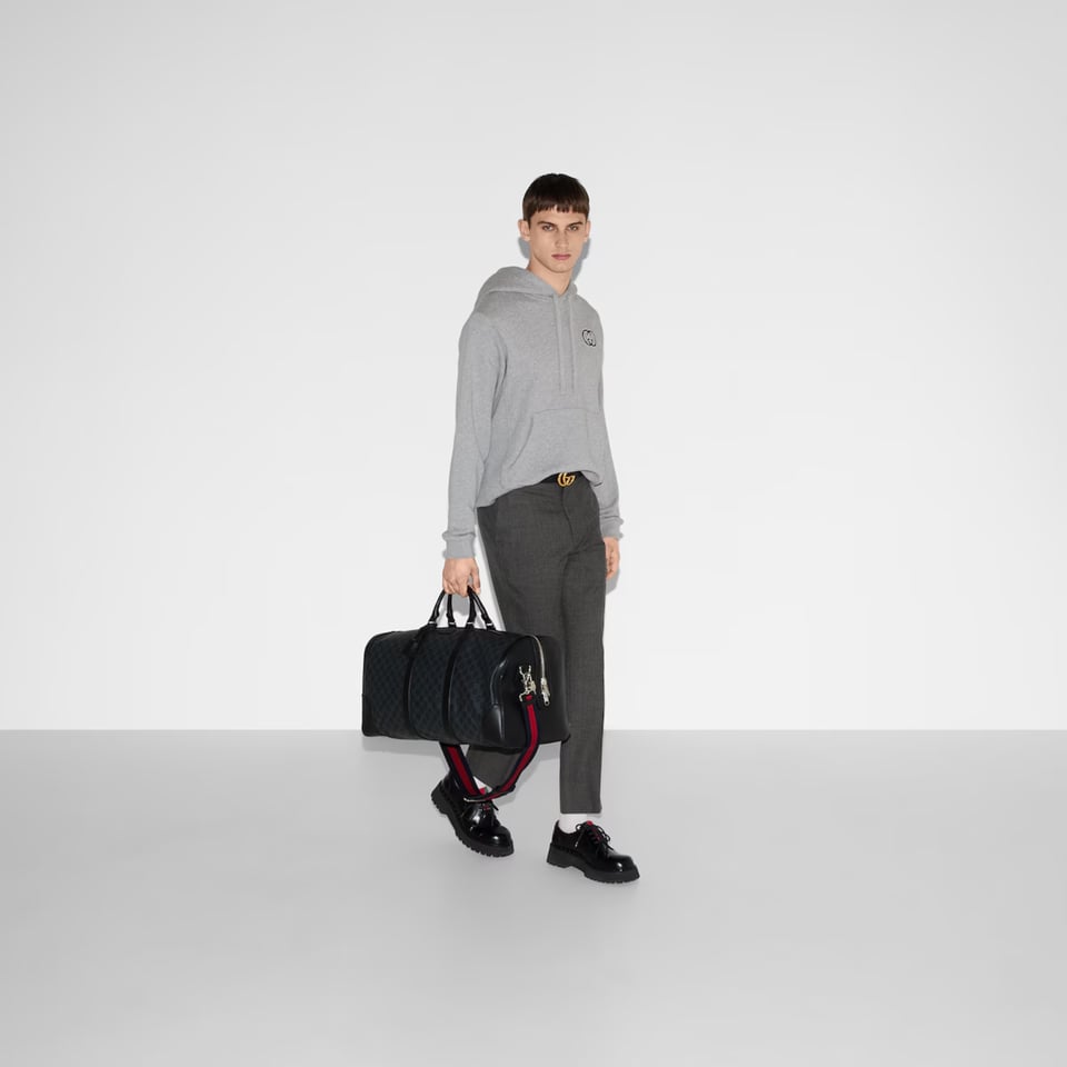 Gucci GG Black Medium Duffle Bag 45cm/17.7in 792074 view 2