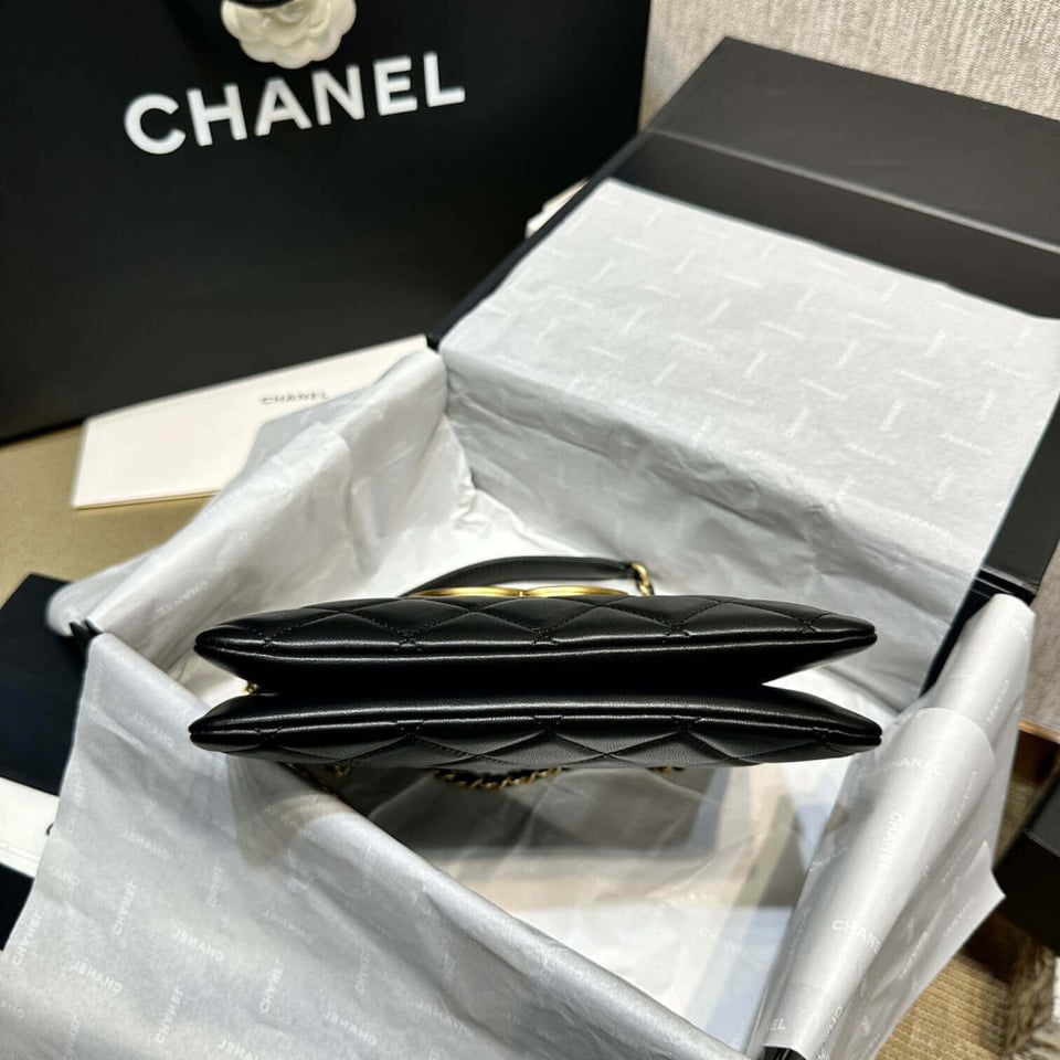 Chanel 24C Quilted Lambskin Shoulder Bag view 12
