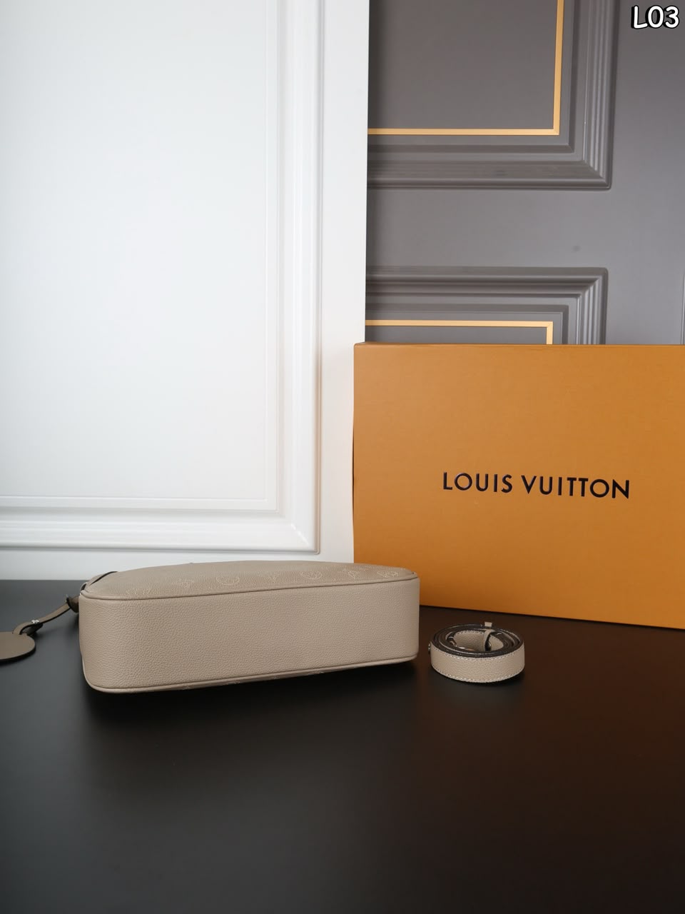 Louis Vuitton All Around PM Bag Galet Grey 25cm M27336 view 5
