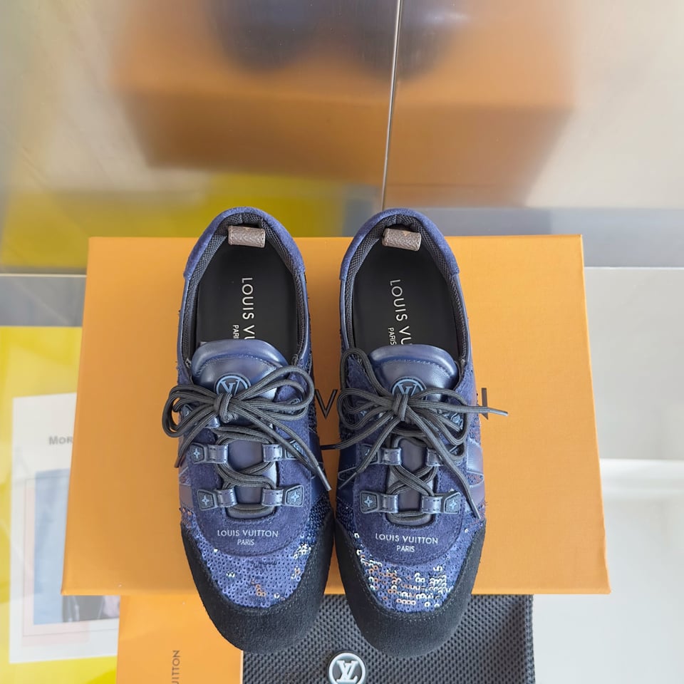 Louis Vuitton Sneakerina Sequin Blue – Ballet-Inspired Women’s Sneakers view 10