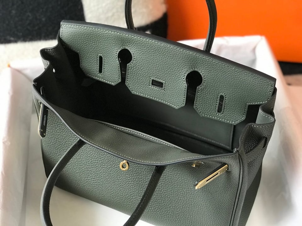 Hermes Birkin 35Cm Pine Togo Leather Gold Hardware view 5