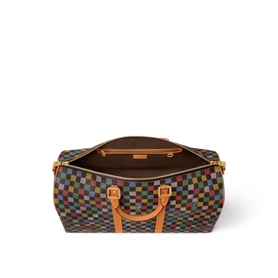 Louis Vuitton Keepall Bandoulière 50 Damier Ebene Canvas – Men Bags 50cm N00170 view 6