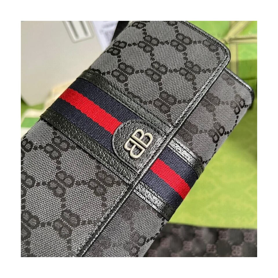 Balenciaga x Gucci Hacker Mini Crossbody Bag Black view 6