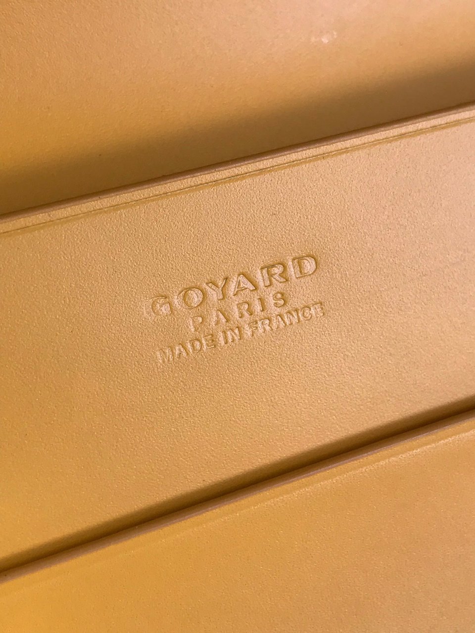Goyard Richelieu Wallet 19 Cm Yellow Goyardine Canvas view 7