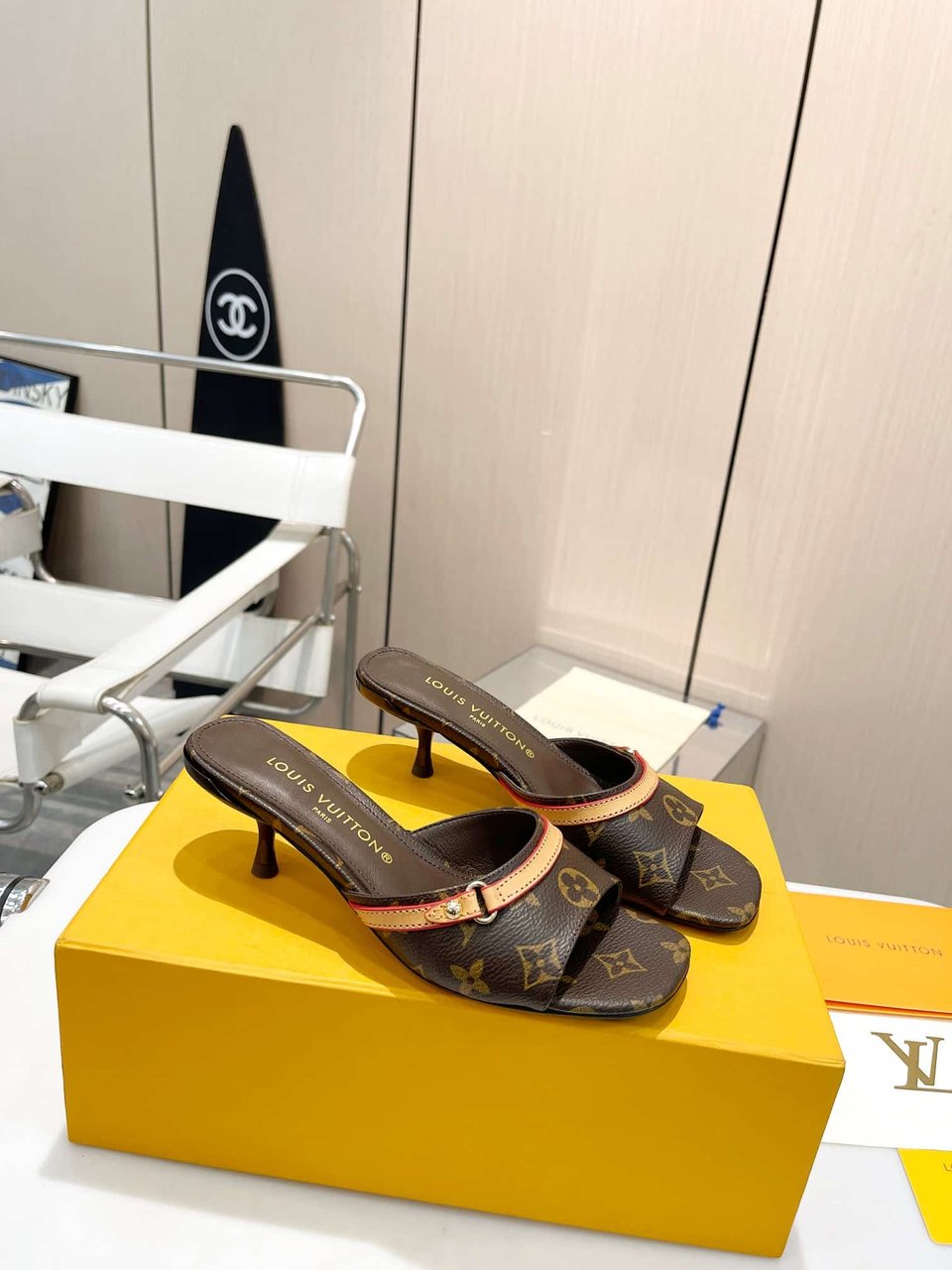 Louis Vuitton Neo Revival Mule Monogram Canvas view 3