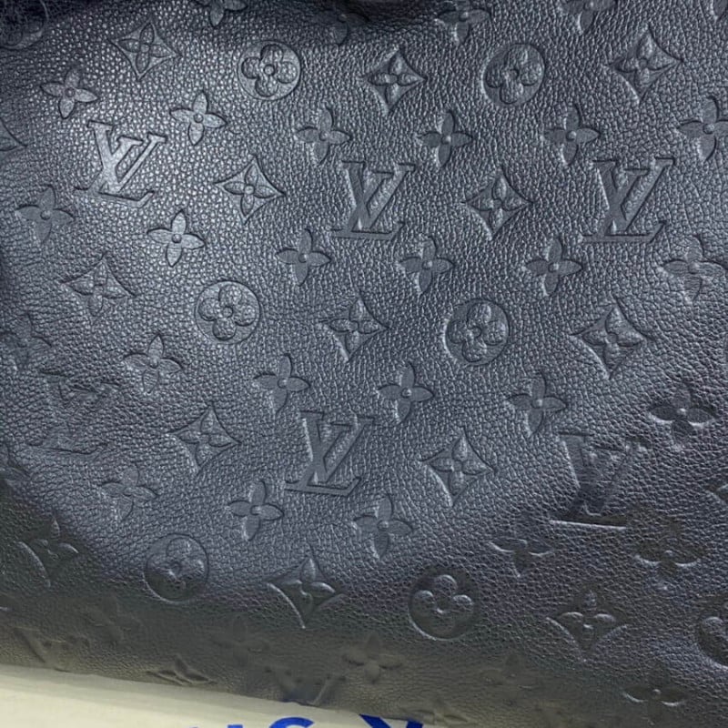 Louis Vuitton Melie Hobo MM 41cm/16.1in Monogram Empreinte Leather Black M57089 – Women view 9