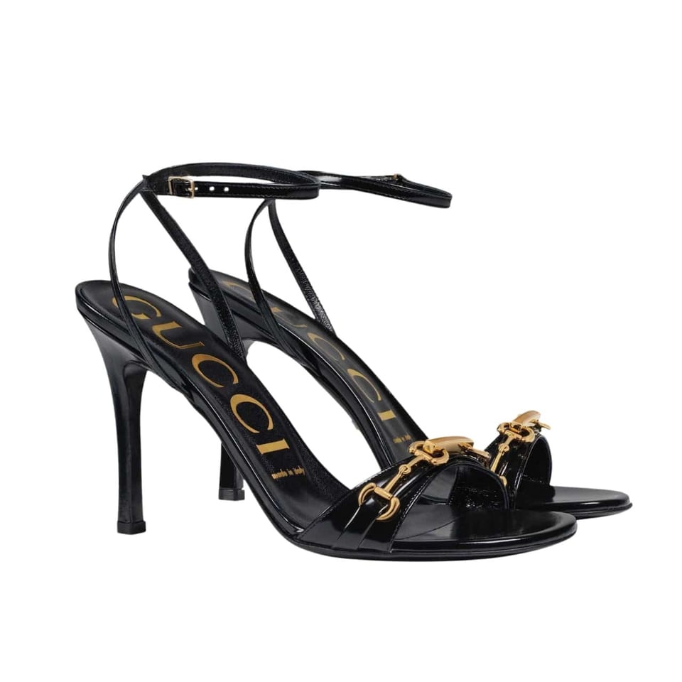 Gucci Moorea Sandals Black view 2