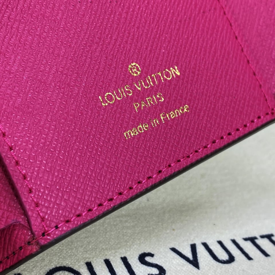 Louis Vuitton Christmas Animation 2022 Victorine Wallet Fuchsia view 9