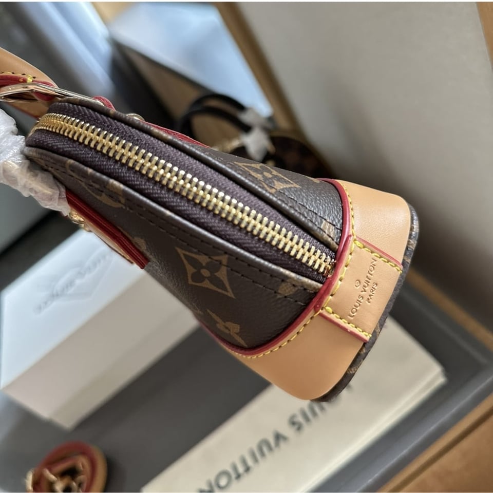 Louis Vuitton Alma Nano Bag Monogram Brown 18Cm M82717 view 5