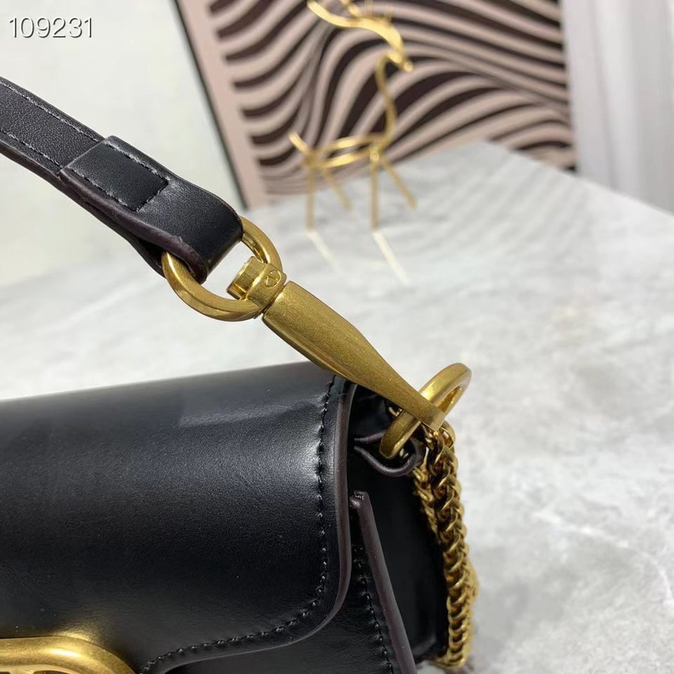 Valentino Locò Small Shoulder Bag In Calfskin Black 1W2B0K53Zxl0No view 4