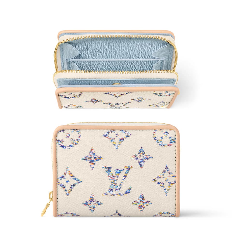 Louis Vuttion Monogram Jacquard Fabric Lou Wallet
