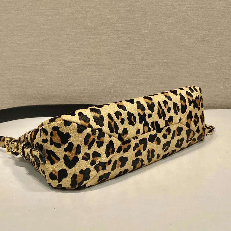 Prada Leopard Luxe Shoulder Bag 31cm view 9