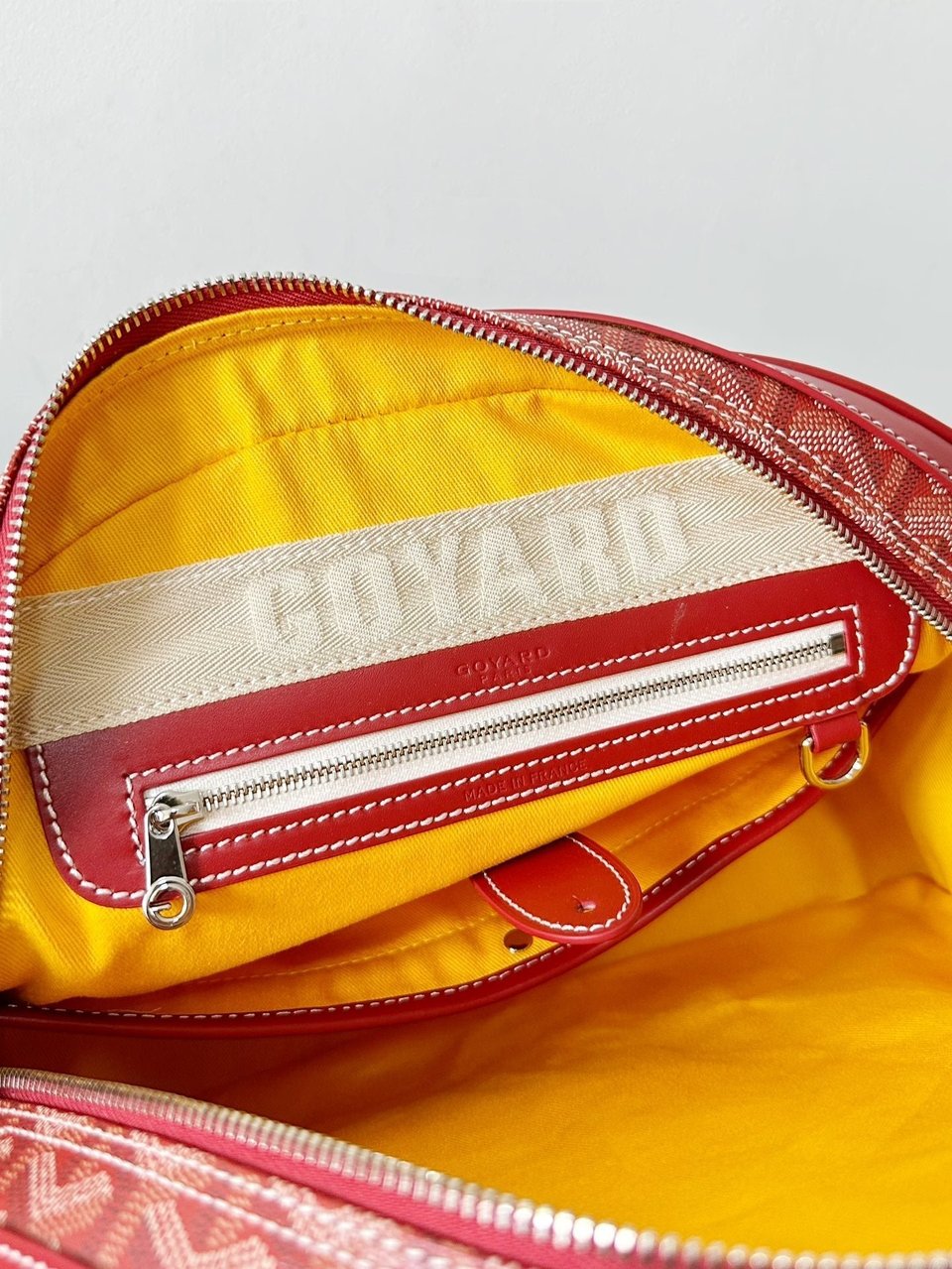 Goyard Goya Bowling Ball Medium Red Canvas 35cm view 8