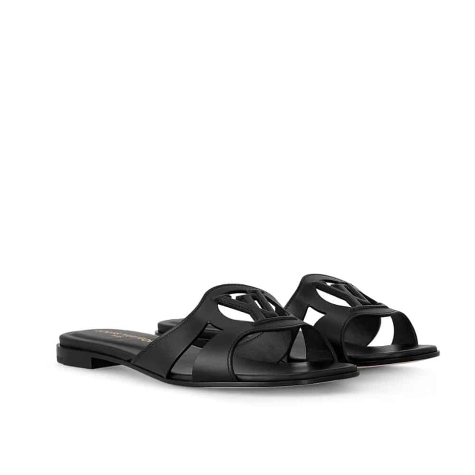 Louis Vuitton Lv Isola Flat Mule Black 1Abp0E