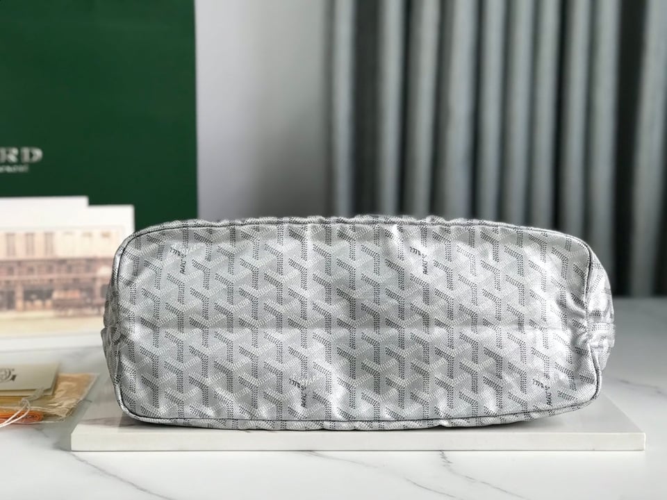 Goyard Hobo Boheme 42Cm Light Grey Canvas view 9