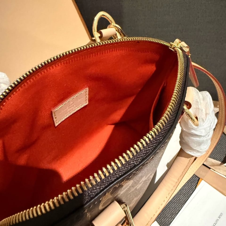 Louis Vuitton Lockit Bb Bag Monogram Brown 16Cm M12019 view 5
